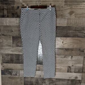 Willi Smith Navy Crop Pants 8